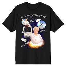 Grandma How To Interneting Men's Black T-shirt-XX-Large - Walmart.com