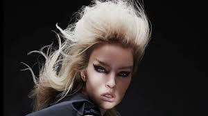 Back Combed Pompadour Style