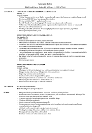 Creating a embedded software engineer resume from scratch can be a challenging task, but you can learn. Embedded Firmware Engineer Resume Samples Velvet Jobs