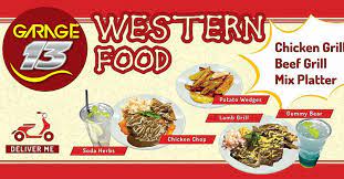 You will also find the food ready meals are prepared by the finest chefs in western grove trained in preparing healthy meals so the servings are just enough, however they are positively filling. Garage 13 Western Food Home Batu Caves Town Menu Prices Restaurant Reviews Facebook