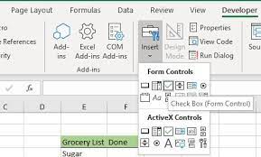 How To Insert A Checkbox In Excel (With Examples) | Simplilearn