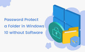 Oct 18, 2019 · step 1. How To Password Protect A Folder In Windows 10 Without Software