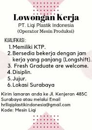 Pergudangan safe & lock, blok v1, no. Lowongan Kerja Pabrik Surabaya 2020 Lulusan Sma Archives Banten Karir
