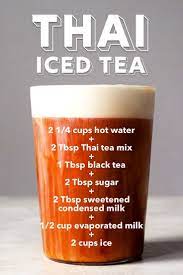 Making Thai Iced Tea At Home Is Easy Delicious And Refreshing This Thai Tea Recipe Has A Lovely Rich Layer Thai Tea Recipes Milk Tea Recipes Iced Tea Recipes