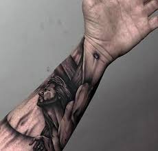 Jesus on the cross tattoo in 2019. Pin On Cross Tattoos