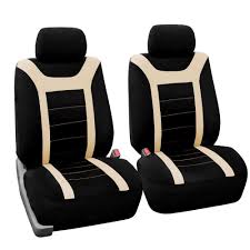 Fh Group Fabric 47 In X 23 In X 1 In Sports Front Seat Covers Fb070beige102 The Home Depot Best Car Seat Covers Bucket Seat Covers Best Car Seats