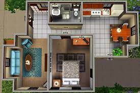 Modern home design plans feature sleek angles and lines, ample lighting, and high with innovative contemporary design elements, modern house floor plans tend to focus on. Sims 3 Modern Family House Plans Novocom Top