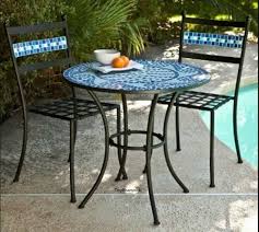 Wrought Iron Patio Furniture Outdoor Bistro Set Mosaic Tile Porch Dining Kitchen Outdoor Patio Furniture Sets Outdoor Patio Decor Outdoor Bistro Set