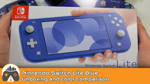 Learn about nintendo switch lite, part of the nintendo switch family of gaming systems. Nintendo Switch Lite Blue Unboxing And Color Comparison Youtube