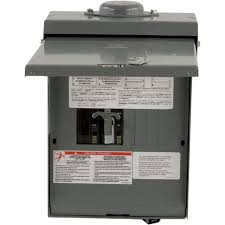 How many breakers can i put in a 100 amp box. Square D Qo 30 Amp 4 Space 8 Circuit Generator Main Breaker Outdoor Manual Transfer Switch Qo1dm10030trbr The Home Depot In 2021 Transfer Switch Breakers Electricity