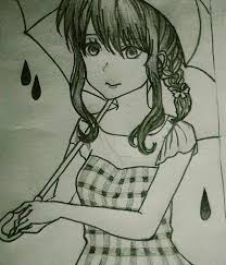 Check spelling or type a new query. Anime Girl Pencil Drawing Drawing For Kids Adult