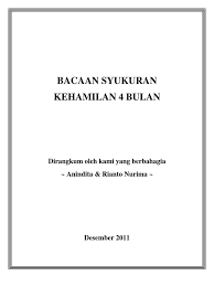 Download your search result mp3, or mp4 file on your mobile tentang syukuran dan do'a saat 4 bulan kehamilan.ᴴᴰ | sayyid seif alwi mp3 duration 9:48 size 22.43 mb / ahbaburrosul indonesia 9. Contoh Undangan 4 Bulan Kehamilan Tulisan
