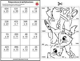 Crucigramas De Operaciones Sencillas 4 Ejercicios En 2021 Matematicas Para Colorear Multiplicacion Matematicas Primero De Secundaria
