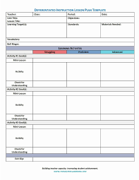 Freebie Differentiated Instruction Lesson Plan Template Lesson Plan Templates Differentiated Lesson Plans Differentiated Instruction Lesson Plans