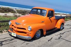 Image result for Orange 1955 Truck