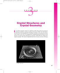 Crystal Structures And Crystal Geometry