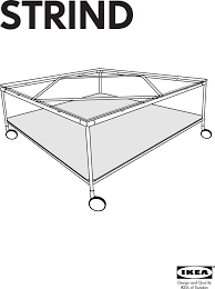 Diameter 75cm x height 40 cm. Ikea Strind Coffee Table 39x39 Assembly Instruction