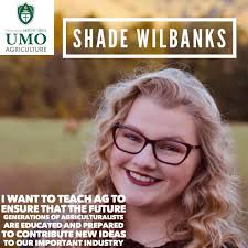 UMO Ag Ed student Shade Wilbanks shares why she wants to #TeachAg
