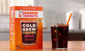 Just steep in the fridge overnight and enjoy for the entire week. Dunkin Donuts Cold Brew Coffee Packs 2017 08 28 Prepared Foods