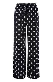 Black And White Polka Dot Pajamas Primark Polka Dot Pyjama Trouser Polka Dots Pajamas Polka Dot Pajama Pants Pajamas