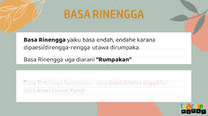 Nanging kahanan saiki novel jawa wis wiwit cures lan ditinggalake para pamaca. Basa Krama Lan Basa Rinengga Bahasa Jawa Kelas 5 Youtube