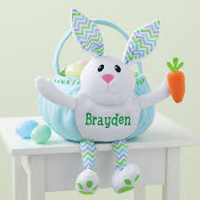 You can make customized easter baskets for a particularly special person in your life. Personalized Blue Bunny Embroidered Kids Easter Basket Walmart Com Walmart Com