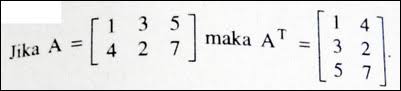 Contoh Transpose Matriks Rumushitung Com