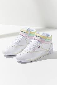 Reebok X Glow Freestyle Hi Pastel Sneaker Reebok Women Sneakers Best Sneakers