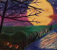 Create a new layer for the rim light on top of the makeup, and deselect the skin layer. How To Draw Night Sky With Colored Pencils Learn How To Draw