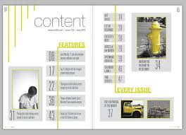 Layout Magazine Layout Design Yearbook Design Contents Page Design