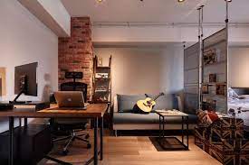 Tiny Industrial Loft Style Apartment In Taipei City Apartment Interior Design Small Apartment Living Room Small Apartment Living