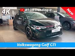 Otherwise, the golf 8 gti is completely convincing from a rational point of view. Vw Golf 8 Gti 2021 First Look In 4k Exterior Interior Deep Black Perleffect Hindi Xanh