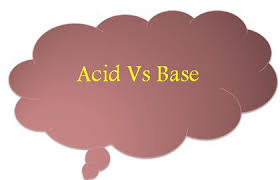 difference between acid and base with comparison chart