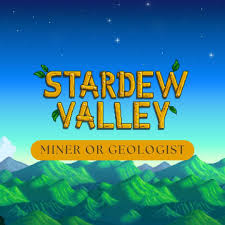 Miner Or Geologist Profession Choice - Stardew Valley - Youtube