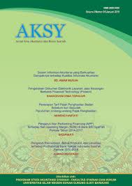 Aksy Jurnal Ilmu Akuntansi Dan Bisnis Syariah