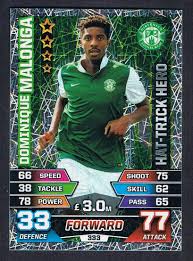 Malonga came through the as monaco youth system in france. Hibernian Spfl Match Attax 2015 16 Dominique Malonga Hat Trick Hero Card Sports Outdoors Football Rodrigodeicaza Com