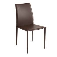 Nuevo Living Hgga309 Sienna Dining Chair Set Of 2 Leather Dining Side Chairs Side Chairs Dining Dining Chair Upholstery