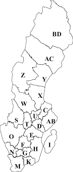 Varje län sköts på regional nivå och är i sin tur indelade i ett antal dessa skall dock inte blandas ihop med län. Figur 7 Sveriges Lan Och Deras Bokstavsbeteckningar Download Scientific Diagram