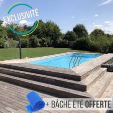 piscine bois rectangulaire anzio 5 71 m x 3 71 m x h 1 36 m piscine bois piscine bois rectangulaire piscine