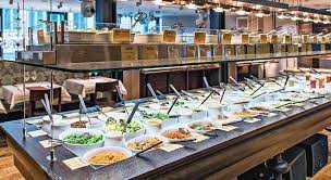 hiltl is a super good veggie restaurant with an amazing buffet you are going to eat too much i promise