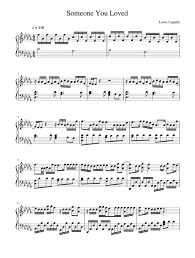 Someone You Loved Sheet Music For Piano Download Free In Pdf Or Midi Piano Sheet Music Letters Piano Sheet Music Free Sheet Music Pdf