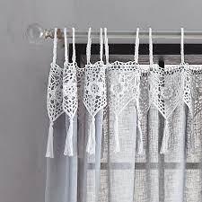 Suri Macrame Tab Curtain Panels Kohls Tab Curtains Crochet Curtains Curtains