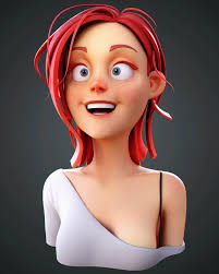 Evie Is A Character I Did For A Full 3d Texture Course Now Available On My Gumroad Gumroad Com Y Character Modeling 3d Model Character Female Character Design