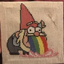 Fo Shmebulock From Gravity Falls Crossstitch Fall Cross Stitch Cross Stitch Art Witch Cross Stitch