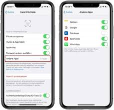 Face Id Fur Einzelne Apps Aktivieren Deaktivieren