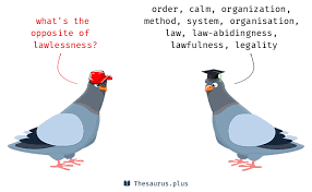 They come because people reject the laws of god, reject the laws of the land, and 'everyone does what is right in his own eyes.' sound a little familiar to the bible? 20 Lawlessness Antonyms Full List Of Opposite Words Of Lawlessness