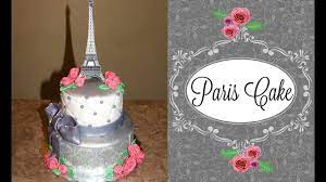 A wide variety of edible cake decoration options are available to you, such as form, feature, and certification. Paris Themed Cake With An Eiffel Tower Topper Youtube