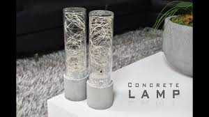 Diy Gartendeko Designerlampe Aus Lichterkette Und Zement Selbst