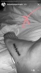 On his chest, you will find 5 little angels and the inscription mama's boy. Brooklyn Beckham Turned 18 And Promptly Got Seven Tattoos Gq