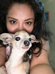 Reunited with my dog Mocha after two weeks